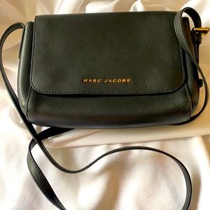 Marc Jacob’s black leather crossbody bag